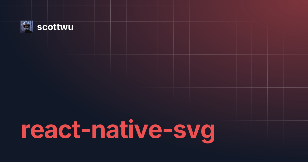react-native-svg | scottwu
